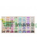 Дървен рафт за метални колички 80 бр.